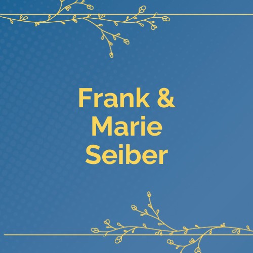 2025 TCB Bronze Sponsor - Frank and Marie Seiber